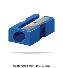 Pencil sharpener vector isolated illustration