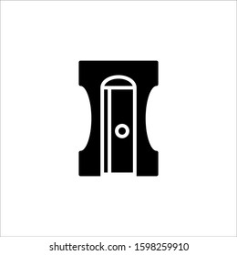 Pencil Sharpener Vector Solid Icon Eps10