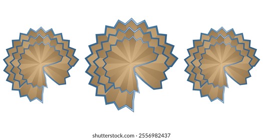 Pencil Shavings On White Background, Wooden Graphite Vector Illustration.	