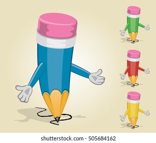 Pencil Shows Empty Hands