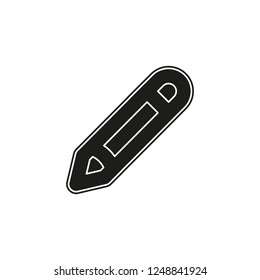 Pencil sign icon - Edit site content, creative design - graphic element