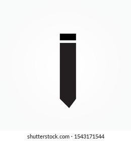 pencil sign single icon design vector illustration