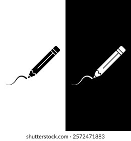 pencil sign symbol vector icon 
