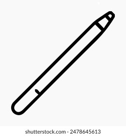 Pencil sign woth isolated vector