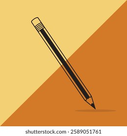 A Pencil silhouette vector Icon for Vector Art