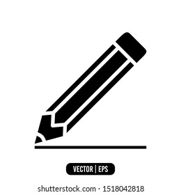 Pencil Simple Icon Vector Design
