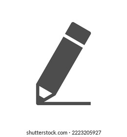 pencil simple icon for writing