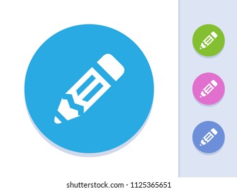 Pencil - Simple Icons. A minimalistic vector icon.