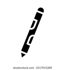 Ilustração de vetor de ícones simples com lápis