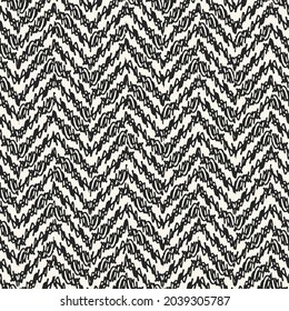 Pencil Sketch Mottled Herringbone Pattern