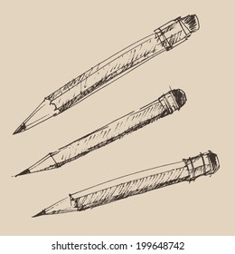Pencil sketch, vintage illustration, engraved retro style, hand drawn
