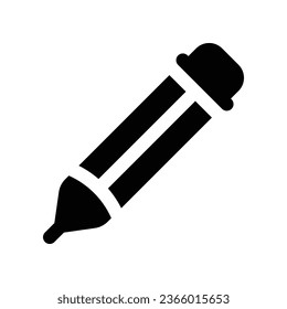 pencil solid icon. vector icon for your website, mobile, presentation, and logo design.