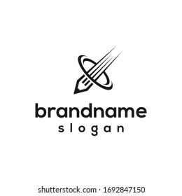 diseño vectorial del logotipo de las soluciones de lápiz