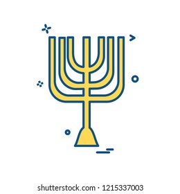Pencil stand icon design vector