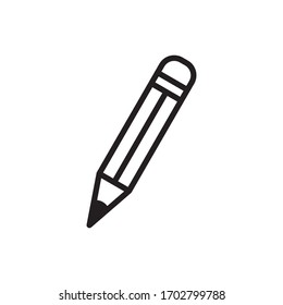 Pencil Stationary Icon Vector Illustration