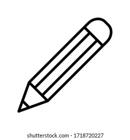 Bleistift - Schreibtischsymbol, Vektorgrafik 