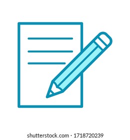 pencil - stationery icon vector 