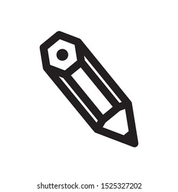Pencil, stationery icon vector design template