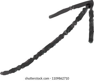 Pencil stroke Arrow 4