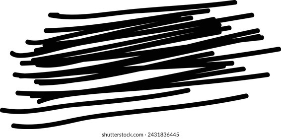 Pinselstrich Element, Grunge Holzkohle Handgezeichnete Luken Kritzel Marker Kunst Pinsel Linie, 
Kreidetextur Doodle Zeichnung Design Illustration 