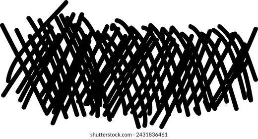 Elemento de trazo de lápiz, grunge carbón dibujado a mano rayados rayado marcador arte pinceles línea, 
tiza textura doodle dibujo diseño ilustración 