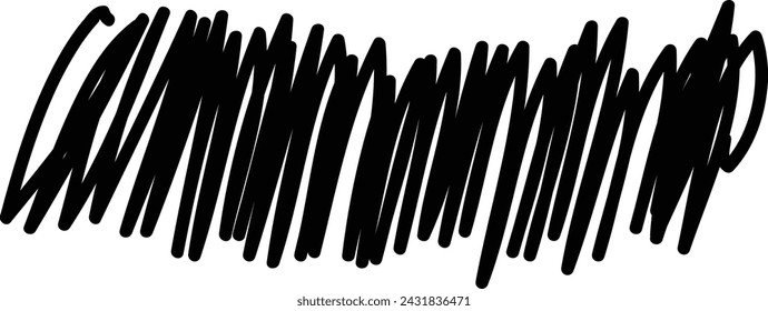 Pinselstrich Element, Grunge Holzkohle Handgezeichnete Luken Kritzel Marker Kunst Pinsel Linie, 
Kreidetextur Doodle Zeichnung Design Illustration 