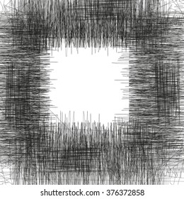 pencil strokes frame