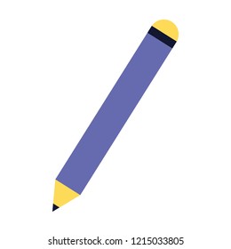 pencil supply on white background
