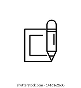 pencil supply writing icon vector ilustration vector ilustration