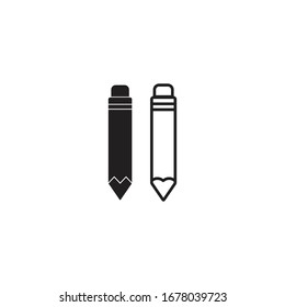 pencil symbol icon vector design illustration