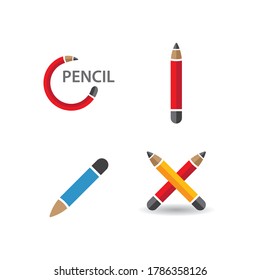 Pencil symbol template vector illustration design