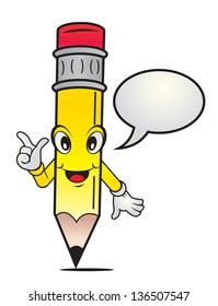 pencil talk cartoon