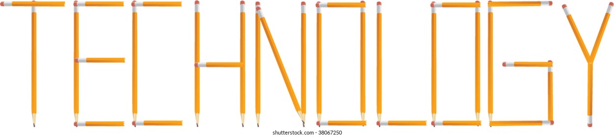 Pencil Technology Vector