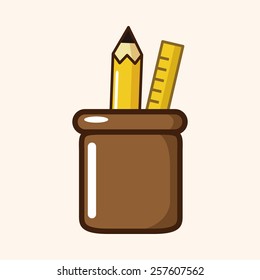 pencil theme elements