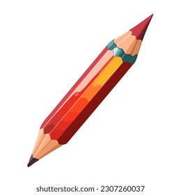 pencil tip sharp on white background icon isolated