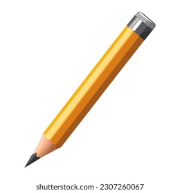 pencil tip sharp supply icon isolated