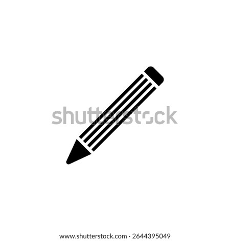 Pencil tool icon. Vector illustration.