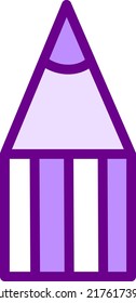 Herramienta de lápiz, ilustración, vector sobre un fondo blanco.