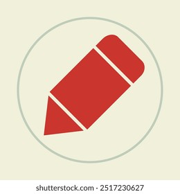 Pencil trendy icon luxurious abstract vector illustration colorful artwork lovely design.eps