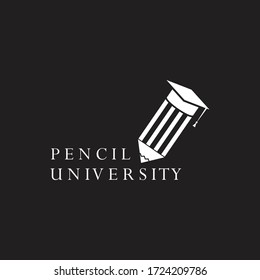 Diseño de icono vectorial del logotipo de la universidad