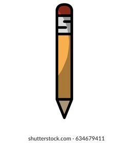 pencil utensil icon