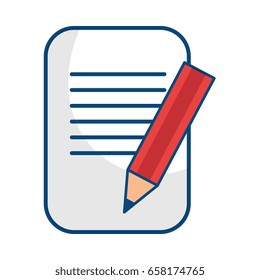 pencil utensil icon