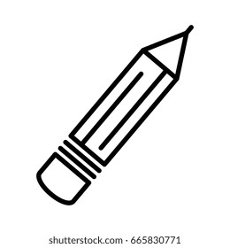 pencil utensil icon