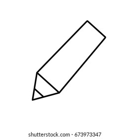 pencil utensil icon