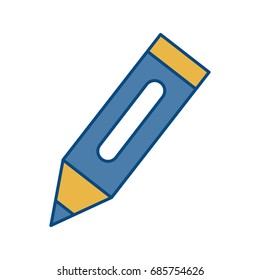 pencil utensil icon