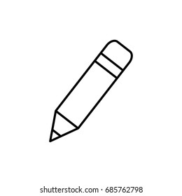 pencil utensil icon
