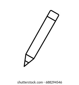 pencil utensil icon
