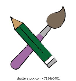 pencil utensil icon