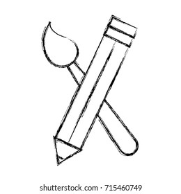 pencil utensil icon