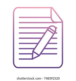 pencil utensil icon